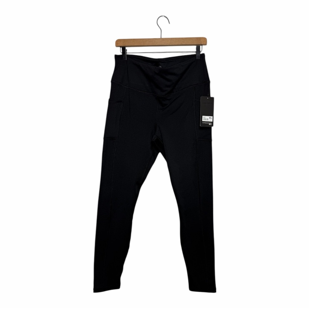 90 DEGREE REFLEX BLACK HIGH WAISTED LEGGINGS SIZE XL FLEECE INSIDE BRAND NEW